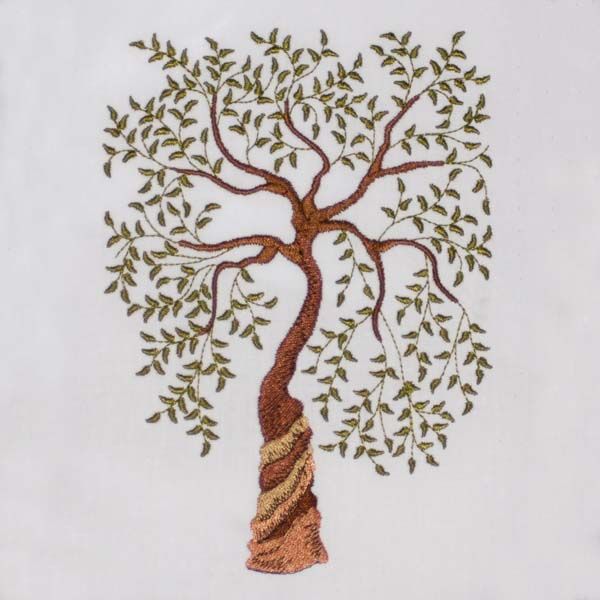 Art & Collectibles Fiber Arts Beautiful Trees Machine Embroidery Design ...