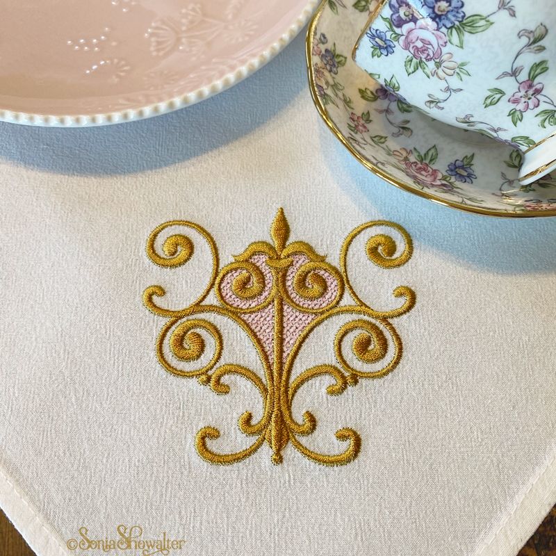 Baroque Fleur de Lis Sonia Showalter Designs