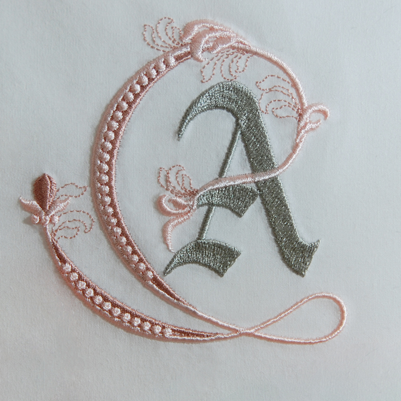 machine embroidery alphabets